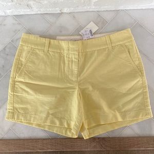 Jcrew Yellow Chino Shorts